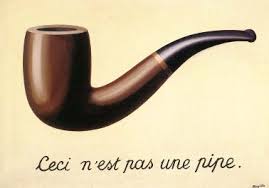 The Treachery of Images (Rene Magritte, 1948).